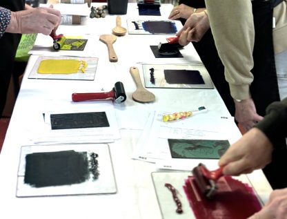 Linocut and Stained Glass Frame Class - Image 7