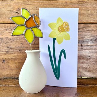 Daffodil Linocut & Stained Glass Workshop